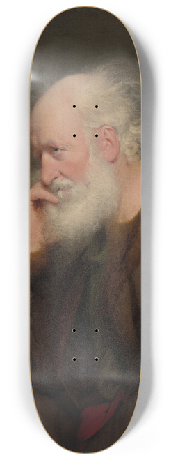 Joseph Wright of Derby - An old man 8.25 inch art skate deck