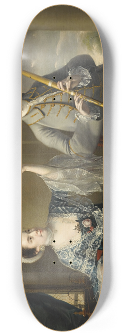Joseph Wright of Derby - Mr. and Mrs. William Chase 8.25 inch art skate deck