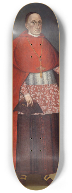 Jos Nez de Sotomayor - Bartholomew Fabro y Palacios, Bishop of Huamanga 8.25 inch art skate deck