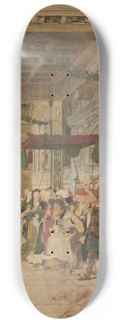 Jrg Breu the Younger - Joseph Interpreting the Dreams of Pharaoh 8.25 inch art skate deck