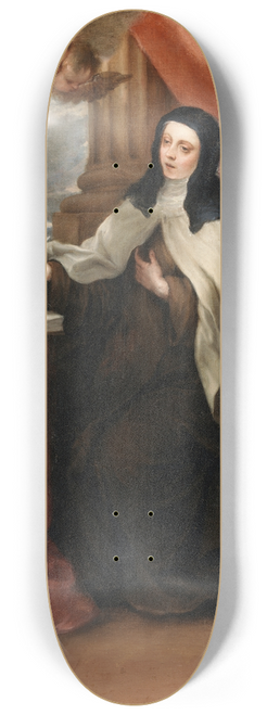 Juan Antonio De Frias y Escalante - Saint Teresa of Avila 8.25 inch art skate deck