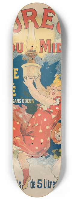 Jules Chret - The Aura of Noon 8.25 inch art skate deck
