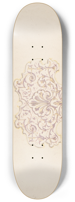Jules-Edmond-Charles Lachaise - Design for Grand Salon, Ground Floor, Htel Candamo 8.25 inch art skate deck