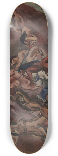 Jules Pascin - Runion infernale 8.25 inch art skate deck