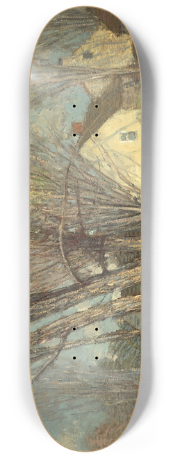 Julian Alden Weir - Windham Village 8.25 inch art skate deck