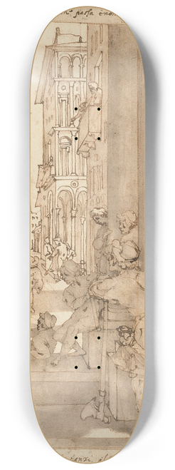 Andrea Boscoli - Sophronia Enters the Palace of Aladin 8.25 inch art skate deck