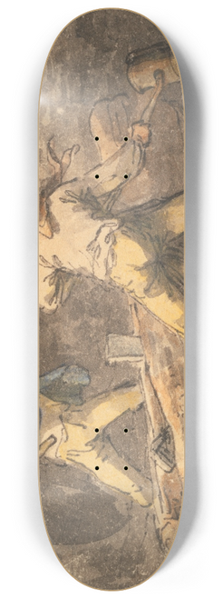 Julius Caesar Ibbetson - Split with Wedge and Beetel 8.25 inch art skate deck