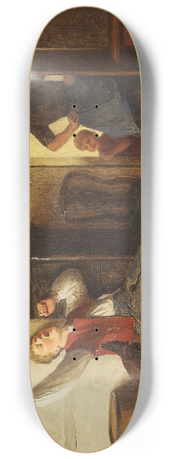 Julius Exner - Den dovne dreng 8.25 inch art skate deck