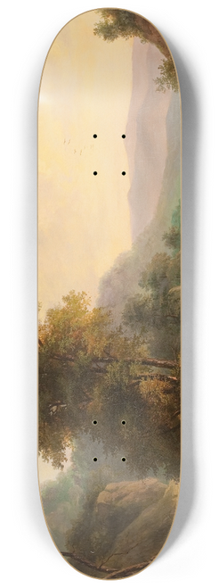 Julius Schoppe - Travellers on a Country Path 8.25 inch art skate deck