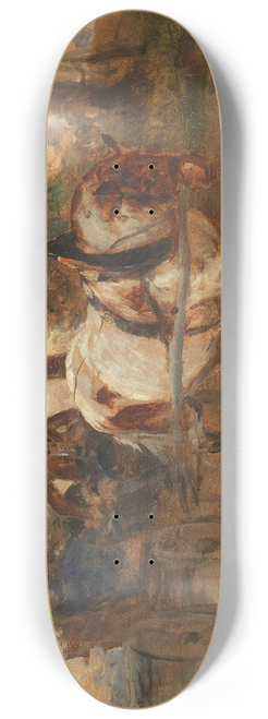 Julius von Blaas - Auf der Heimfahrt 8.25 inch art skate deck