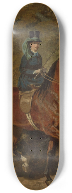Juliusz Kossak - Amazon woman 8.25 inch art skate deck