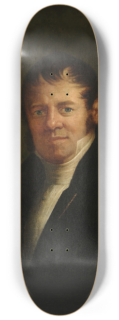 Jzef Brodowski - Portrait of Mikoaj Tyrchowski, professor at St. Annes Secondary School 8.25 inch art skate deck