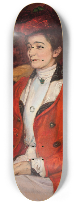 Jzef Mehoffer - Portrait of Iza Axentowicz ne Giegud 8.25 inch art skate deck