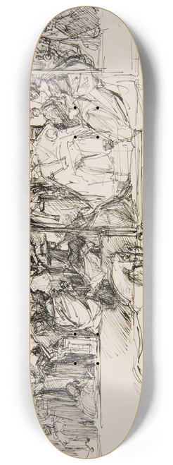 Jzef Mehoffer - Szkic do kompozycji wietno Czech 8.25 inch art skate deck