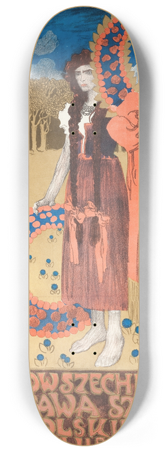Jzef Mehoffer - The General Exhibition of Polish Art in Lviv 8.25 inch art skate deck