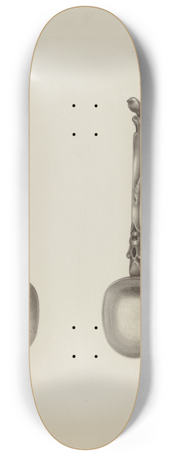 Kalamian Walton - Silver Funeral Spoon 8.25 inch art skate deck