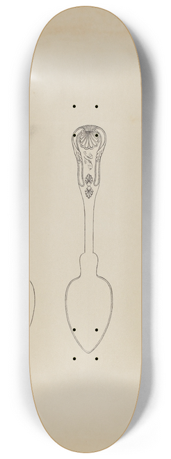 Kalamian Walton - Silver Spoon 8.25 inch art skate deck