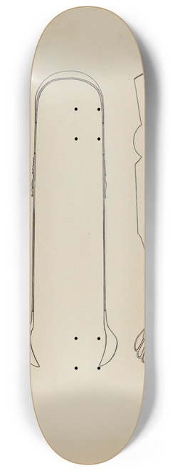 Kalamian Walton - Silver Sugar Tongs 8.25 inch art skate deck