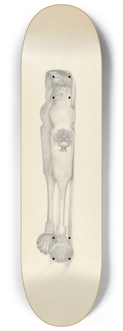 Kalamian Walton - Silver Sugar Tongs 8.25 inch art skate deck