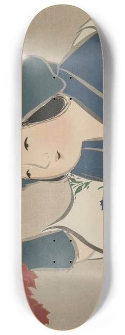 Kamisaka Sekka - Kindling Salesgirl (Kurokiuri) 8.25 inch art skate deck