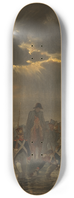 Karel Frederik Bombled - De tocht van generaal Cort Heijligers om Bath te heroveren, Anno 1809 8.25 inch art skate deck