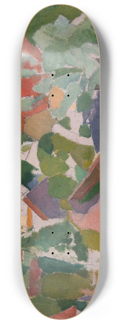 Karl Isakson - View of Svaneke 8.25 inch art skate deck