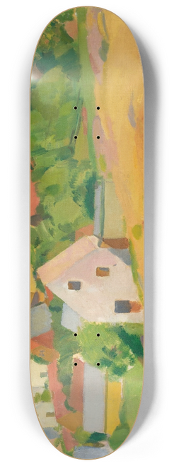 Karl Isakson - View over Gudhjem 8.25 inch art skate deck