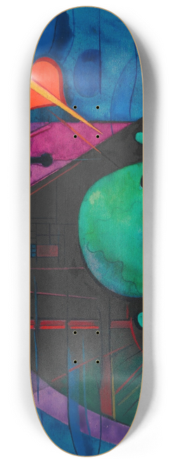 Karl Wiener - Ohne Titel 8.25 inch art skate deck