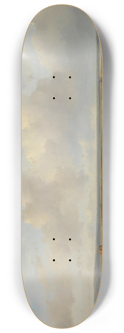 Andreas Schelfhout - View of the Dunes with the Ruins of Brederode Castle near Santpoort 8.25 inch art skate deck