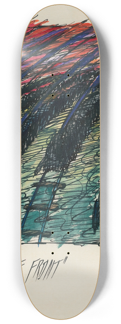 Karl Wiener - Zge an die Front 8.25 inch art skate deck