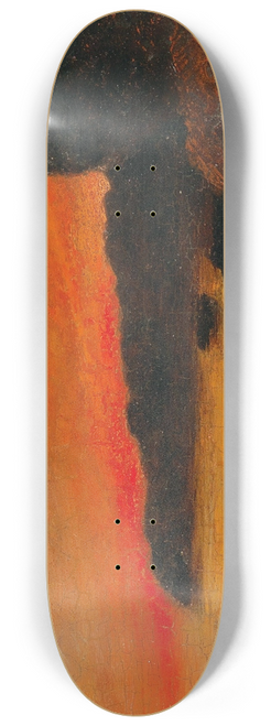 Karl Wilhelm Diefenbach - Sunset on the coast of Capri 8.25 inch art skate deck