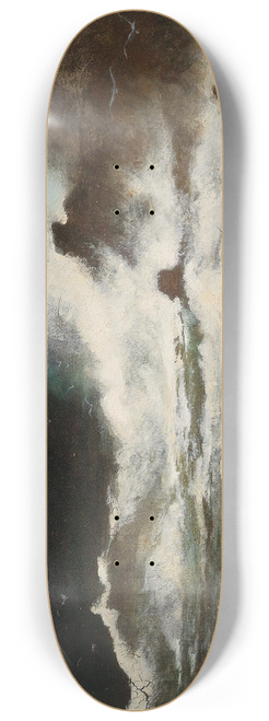 Karl Wilhelm Diefenbach - The storm, Capri 8.25 inch art skate deck
