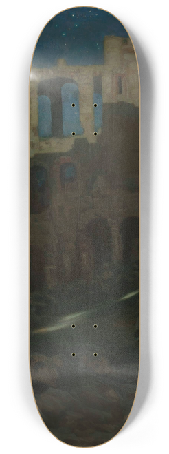 Kazimierz Stabrowski - Ruins of the Krzytopr castle in Ujazd 8.25 inch art skate deck