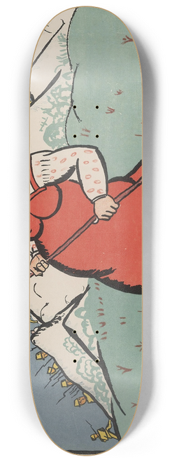 Kazimir Malevich - An Austrian Went To Radziwill And Came Right On To A Peasant Womans Pitchfork 8.25 inch art skate deck
