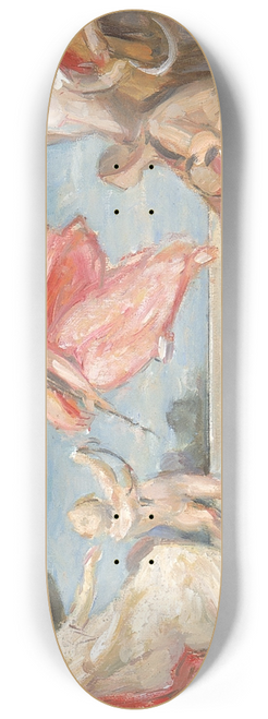 Kenyon Cox - Study for mural, Union Trust Company Building, The Sources of Wealth 8.25 inch art skate deck