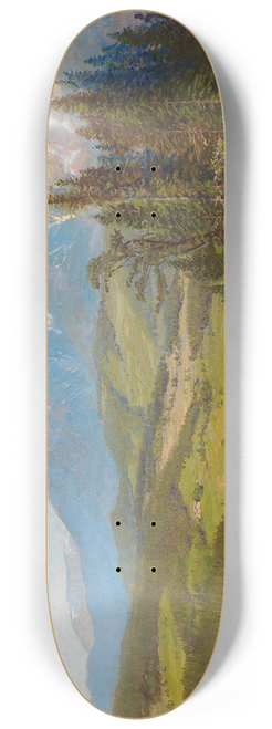 Konrad Petrides - View of the Rax Region 8.25 inch art skate deck