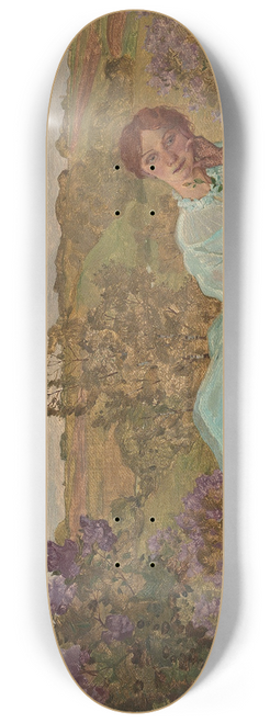 Konstantin Andreevich Somov - Repose At Sunset 8.25 inch art skate deck