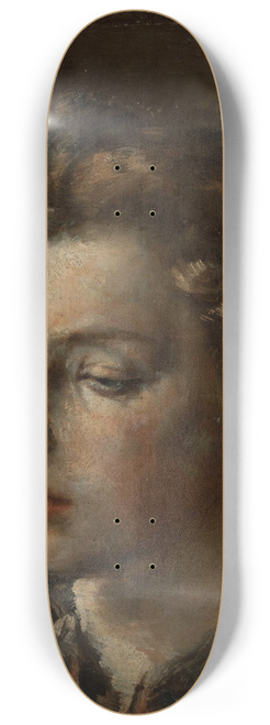 Konstanty Makowski - Portrait of a young girl 8.25 inch art skate deck