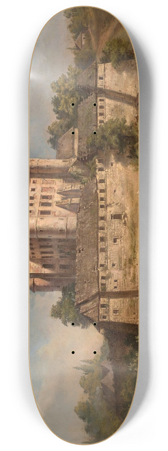 Andrzej Grabowski - Castle in Winicz 8.25 inch art skate deck