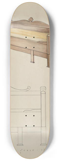 Kurt Melzer - Settee and Folding Bed 8.25 inch art skate deck