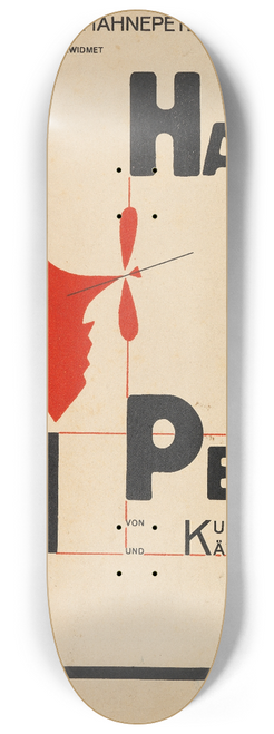 Kurt Schwitters - Hahne Peter 8.25 inch art skate deck