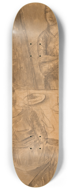 Kuzma Petrov-Vodkin - The Artists Family 8.25 inch art skate deck