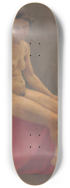 Ladislav Tresko - Seated Nude 8.25 inch art skate deck