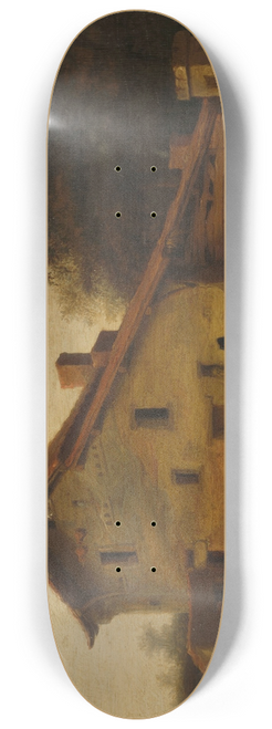 Lambert Doomer - An Inn in the Neighborhood of Nantes 8.25 inch art skate deck