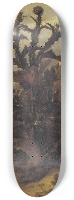 Lambert Doomer - Thistle, Pumpkin and a Goat 8.25 inch art skate deck