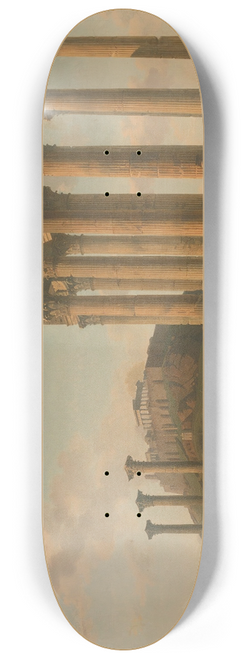 Lancelot-Thodore Turpin de Criss - Vue Du Temple De Jupiter Et De Lacropole 8.25 inch art skate deck