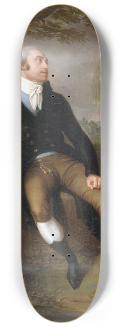 Laurent Blanchard - Portrait of a man 8.25 inch art skate deck