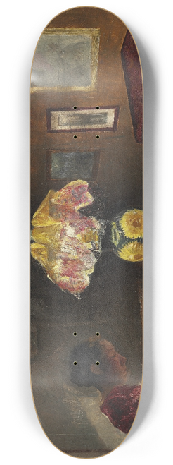 Laurits Andersen Ring - Kunstnerens hustru Sigrid syende ved lampelys. Karrebksminde 8.25 inch art skate deck