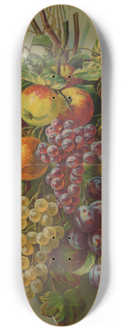 Laux, A. - Apples, Plums & grapes, no. 8266 8.25 inch art skate deck