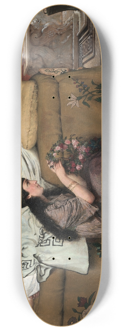 Lawrence Alma-Tadema - Glaucus and Nydia 8.25 inch art skate deck